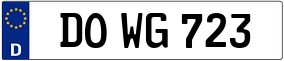 Truck License Plate